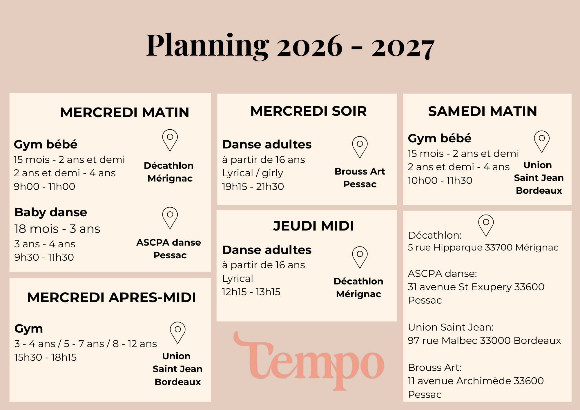 planning tempo 2026 2027